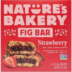 Natures Bakery Ww Fig Bar Strawberry, 6 Ct