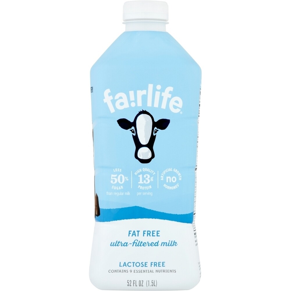 Fairlife Fat Free Milk, 52 Oz