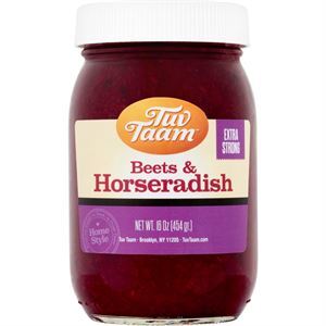Tuv Taam Horseradish Extra Strong Jar, 16 Oz