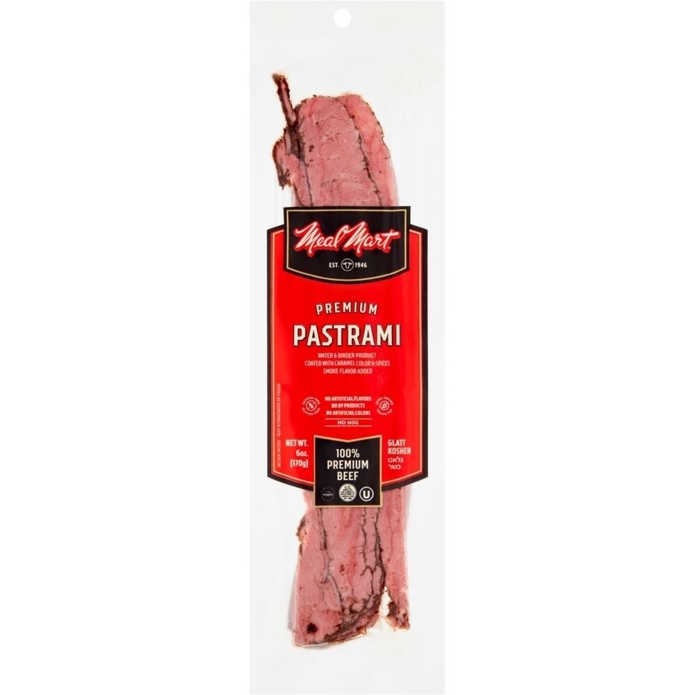 Meal Mart Beef Pastrami  Sliced, 6 Oz