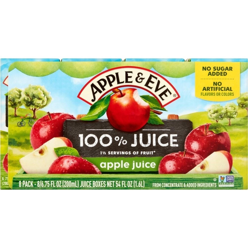 Apple & Eve Apple Juice Box Drink, 8 Pc