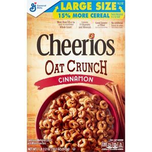 General Mills Oat Crunch Cinnamon, 18.2 Oz