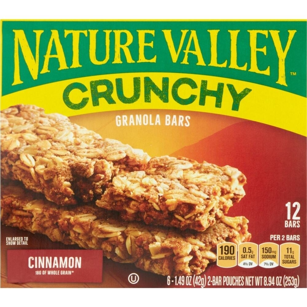 Nature Valley Granola Bars Cinnamon, 8.9 Oz