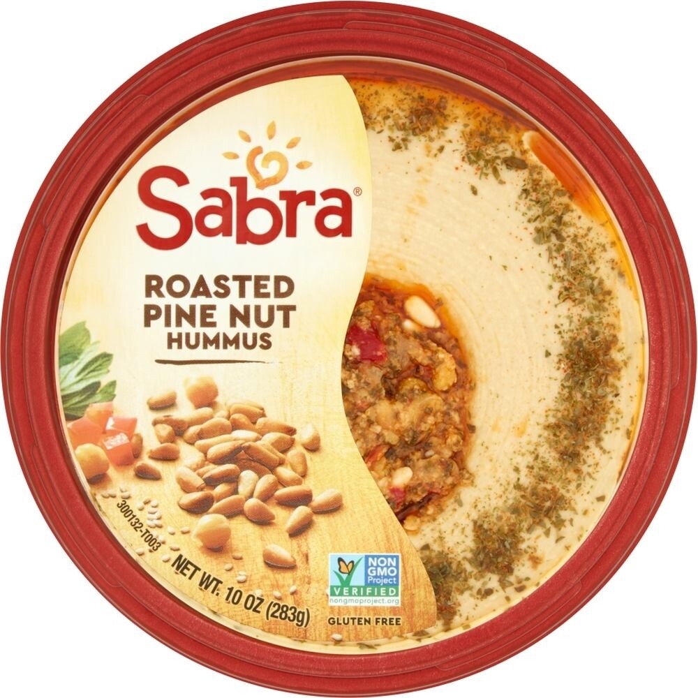 Sabra Hummus W/Roasted Pine Nuts, 10 Oz
