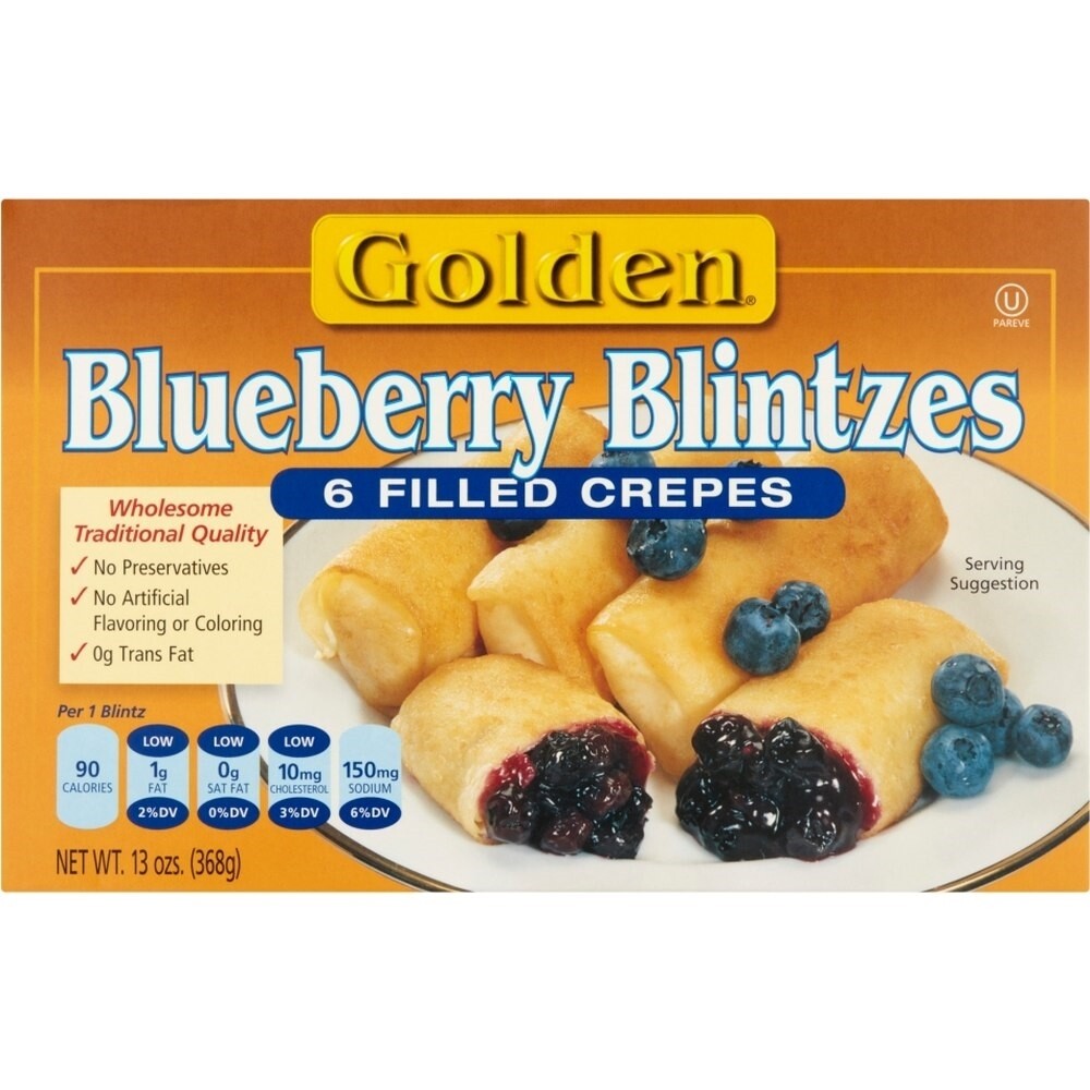 Golden Blueberry Blintzes, 13 Oz
