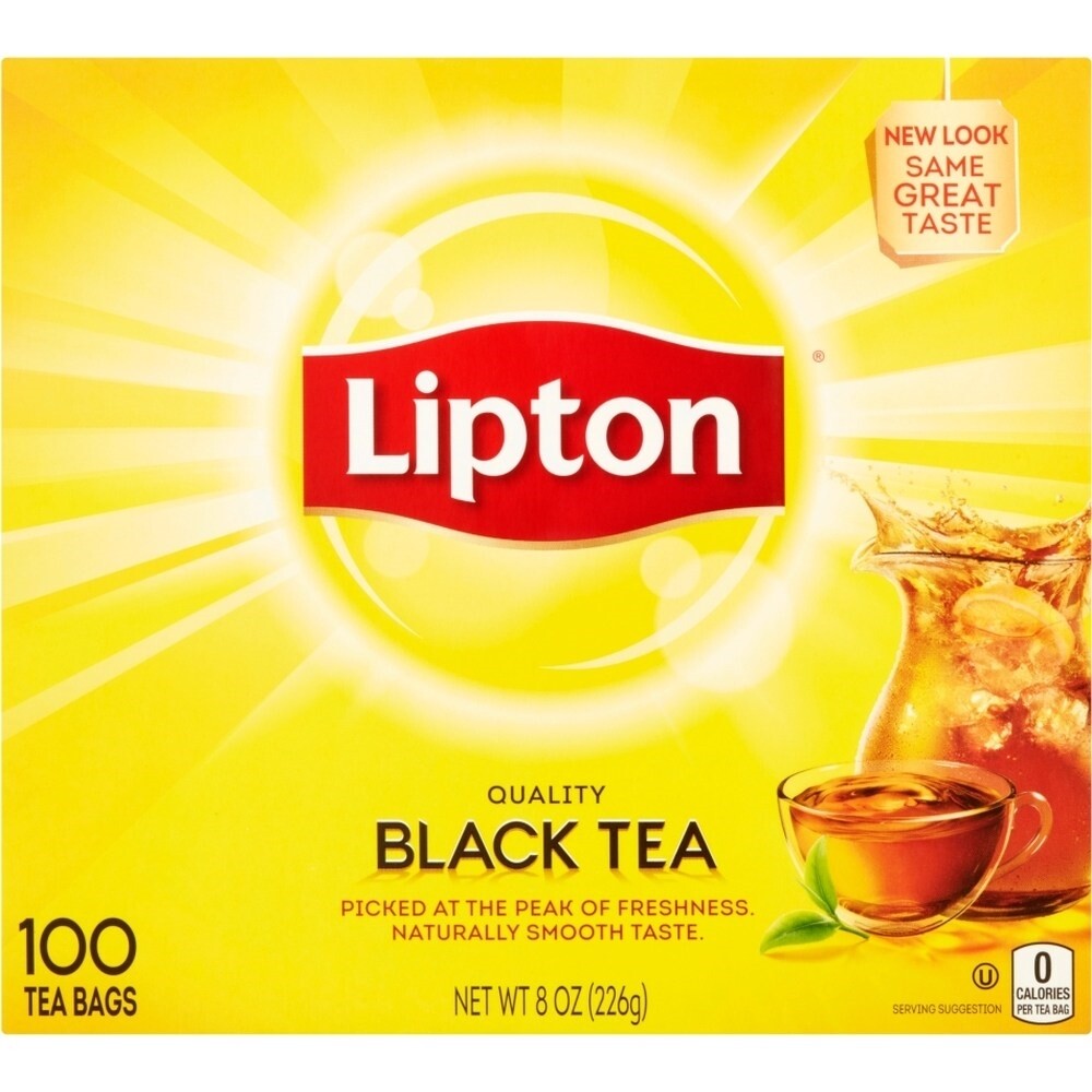 Lipton Black Tea Bags, 8 Oz