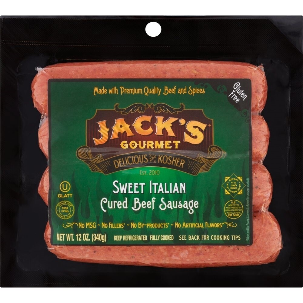 Jack's Sweet Italian Sausage, 12 Oz