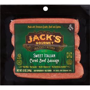 Jack's Sweet Italian Sausage, 12 Oz