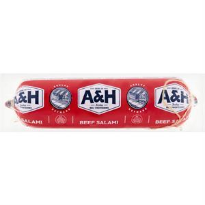 A&H Beef Salami, 14 Oz