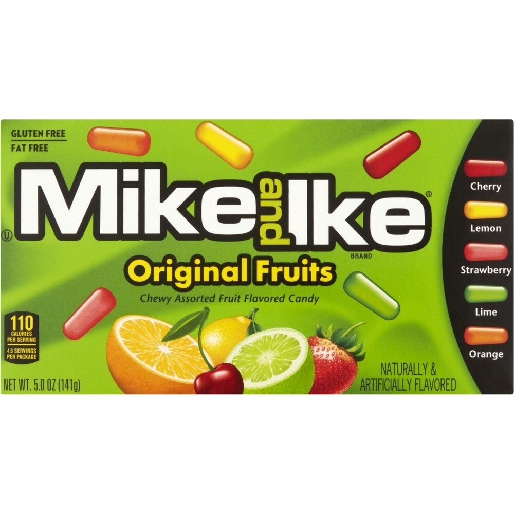 Mike And Ike Original Fruits, 5 Oz