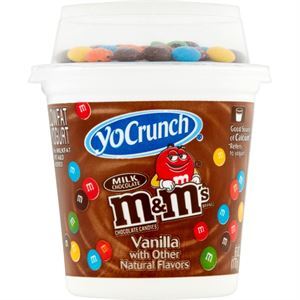 Yo Crunch Vanilla With M&M Yogurt, 6 Oz