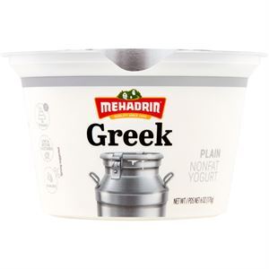Mehadrin Greek Yogurt Plain, 6 Oz