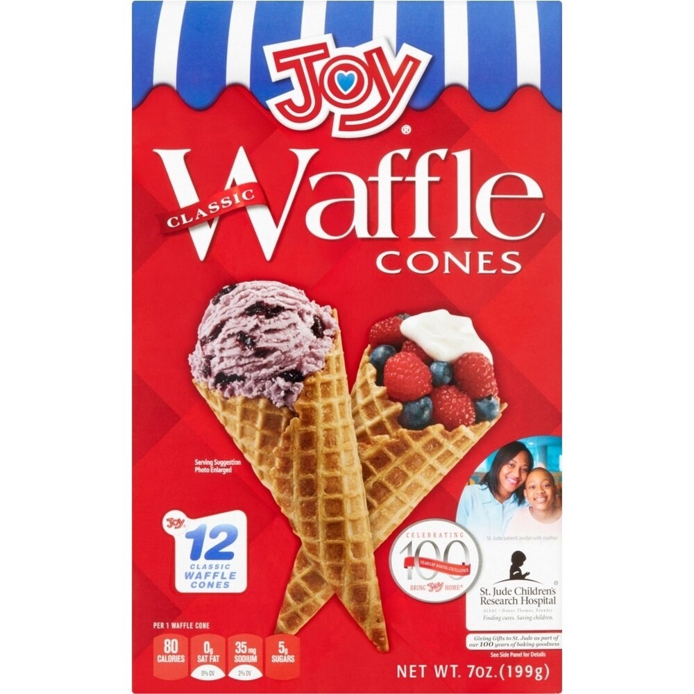 Joy Waffle Cones, 7 Oz