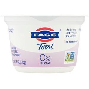 Fage Total O% Plain Yogurt, 6 Oz