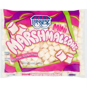 Paskesz Marshmallows Mini White, 8 Oz