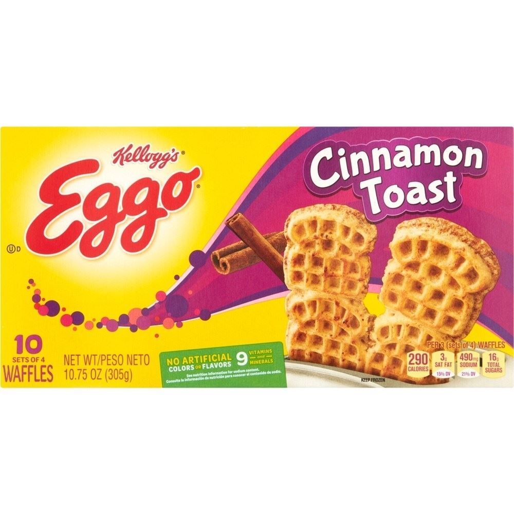 Eggo Cinnamon Toast Waffle, 10.75 Oz