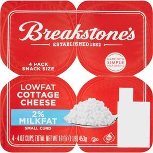 Breakstone's Cottage Cheese Lowfat 2%, 4 Ct