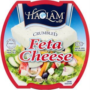 Haolam Feta Cheese Crumbled, 4 Oz