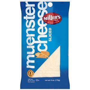 Miller Muenster Cheese Sliced, 6 Oz
