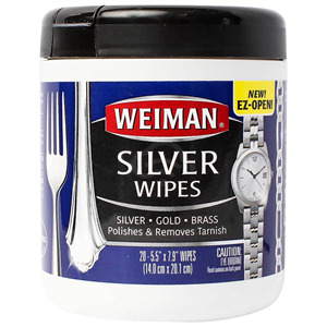 Weiman Silver Wipes, 20 Pc