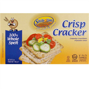 Shibolim Crisp Cracker Spelt, 6 Oz