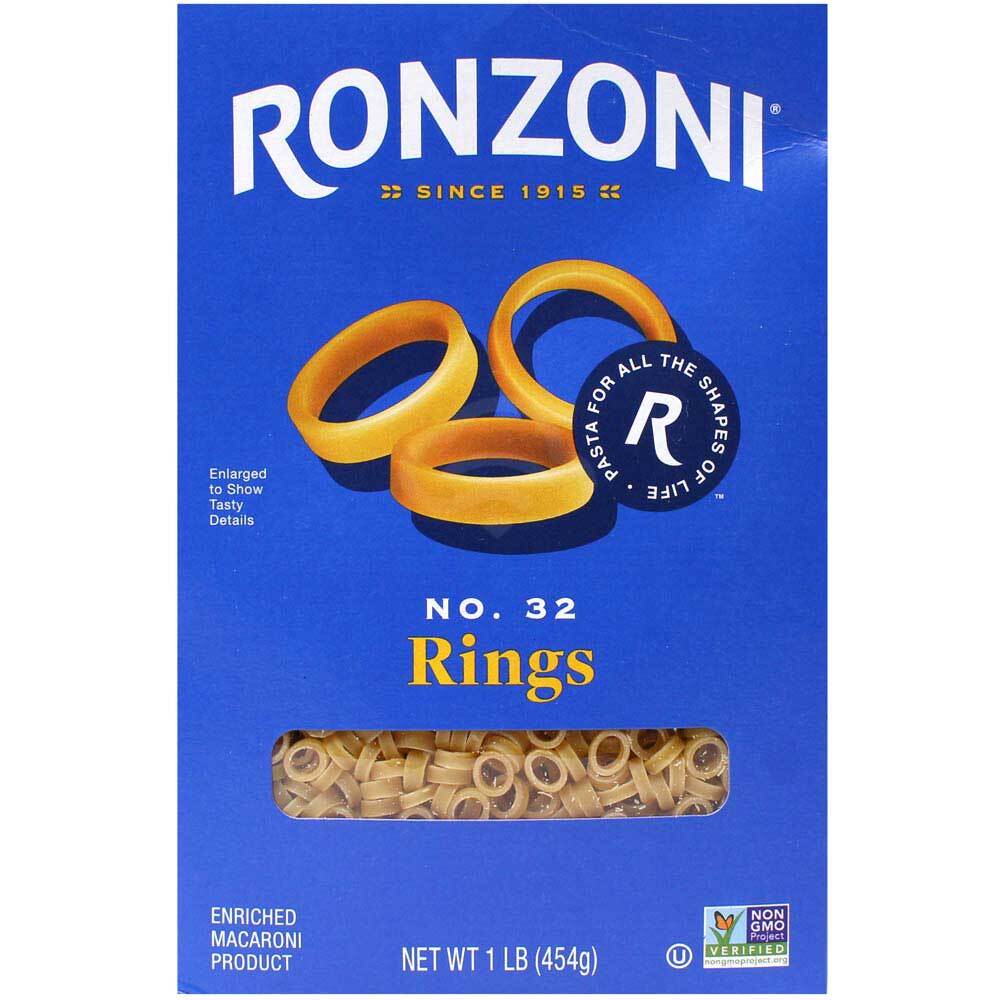 Ronzoni Pasta Rings, 16 Oz
