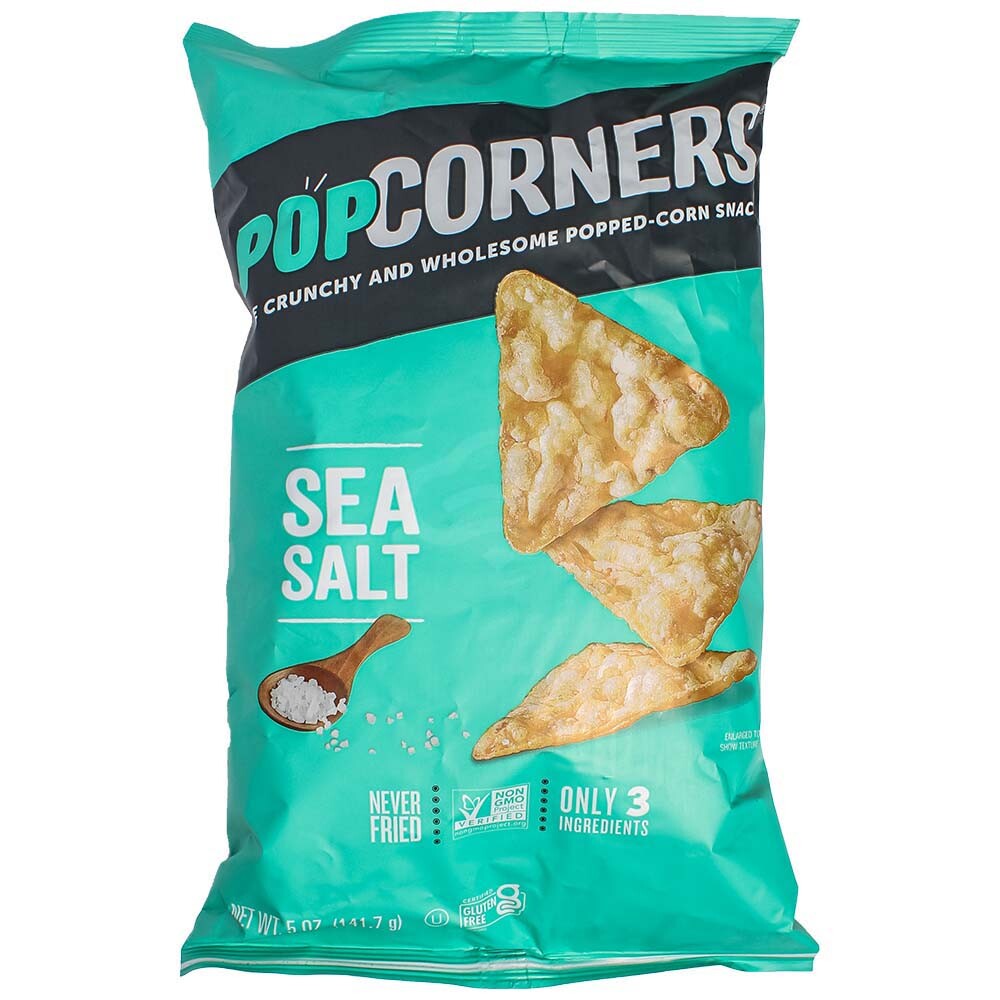 Popcorners Popped Corn Crisps Sea Salt, 5 Oz
