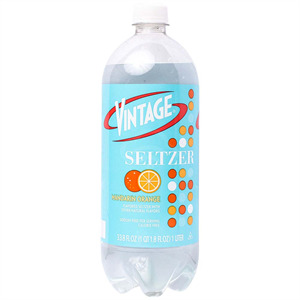 Vintage Seltzer Mandarin Orange, 33.8 Oz