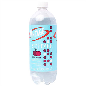 Vintage Seltzer Wild Cherry, 33.8 Oz