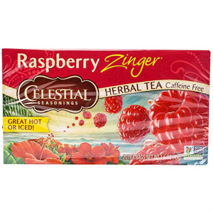 Celestial Seasonings Herbal Tea Raspberry Zinger, 20 Bag