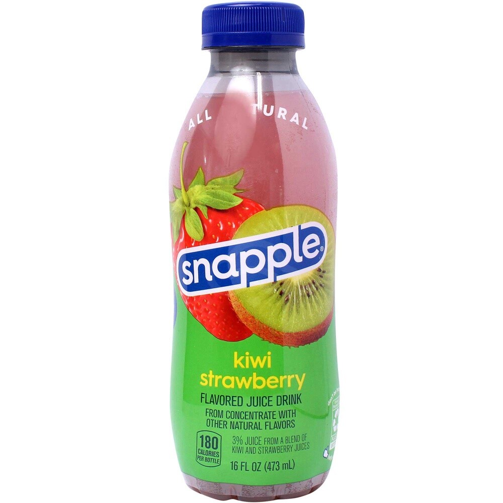 Snapple Kiwi Strawberry (Plastic), 16 Oz