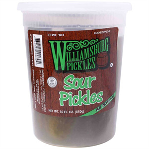 Williamsburg Sour Pickles             Pp, 28 Oz