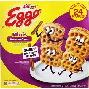 Eggo Cinnamon Toast Waffles, 24 Ct