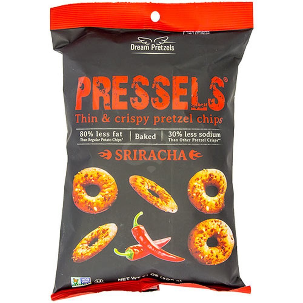 Dream Pretzels, Pretzel Chips Sriracha, 7.1 Oz