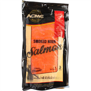 Acme Nova Salmon Sliced Smoked, 16 Oz