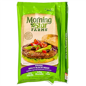 Morningstar Spicy Black Bean Burger, 9.5 Oz