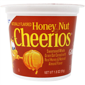 General Mills Honey Nut Cheerios Cup, 1.8 Oz