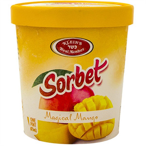 Klein's Mango Sorbet, 16 Oz