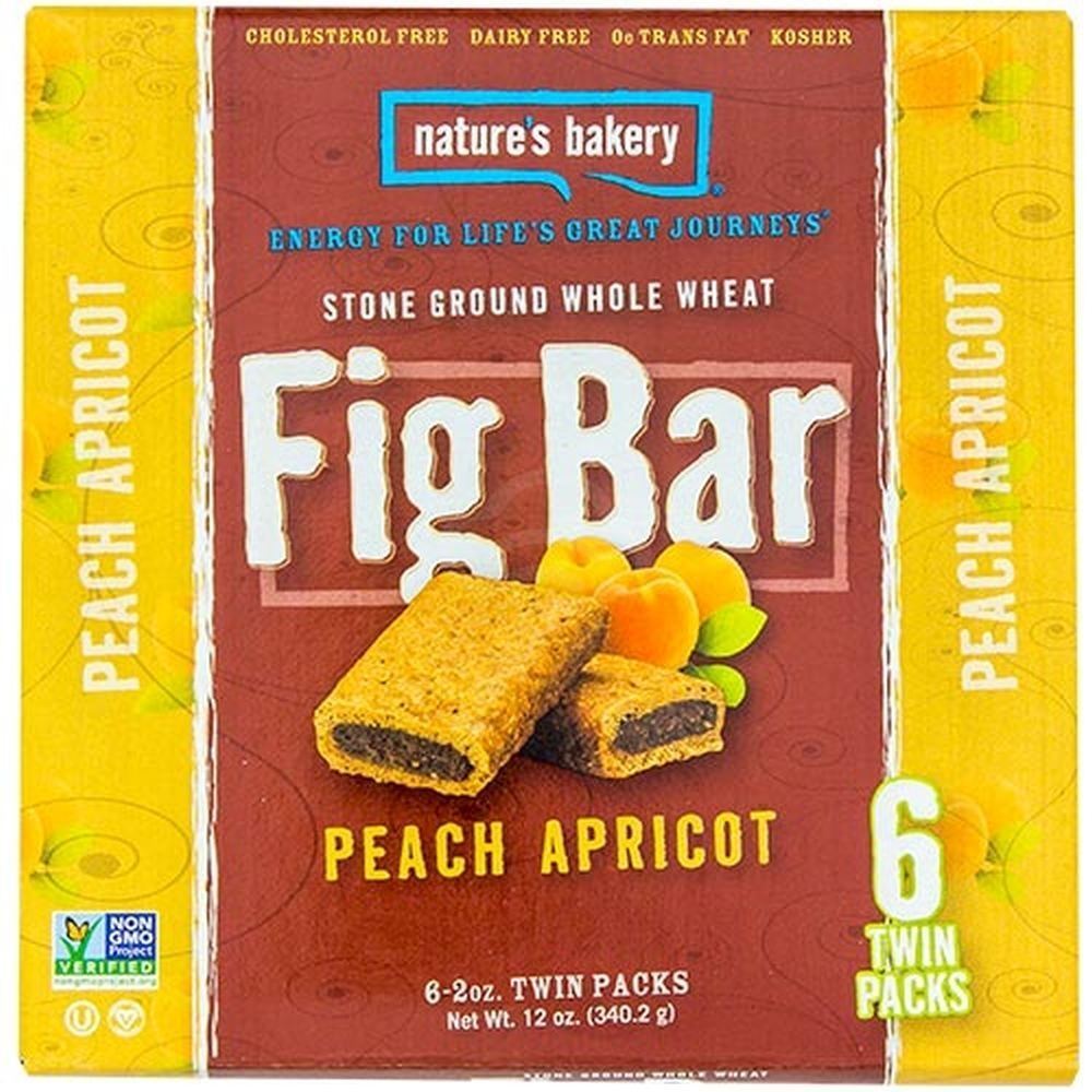 Nature's Bakery Fig Bar Peach Apricot, 6 Ct