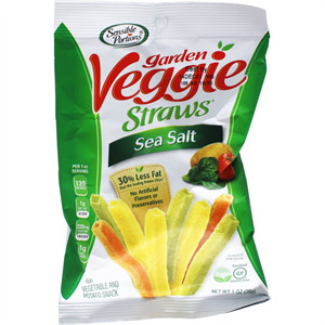 Sensible Portions Veggie Straws Lightly Salted, 1 Oz