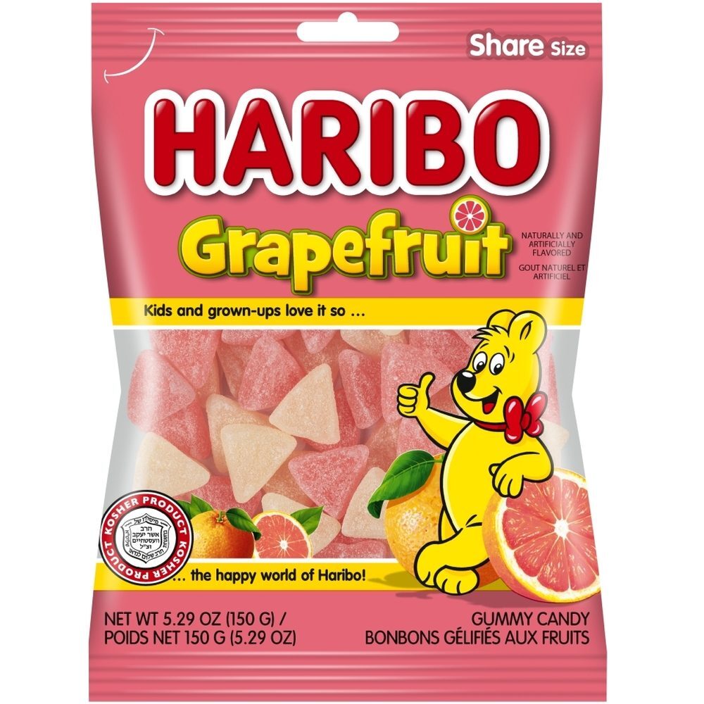 Paskez Haribo Grapefruit, 5.29 Oz