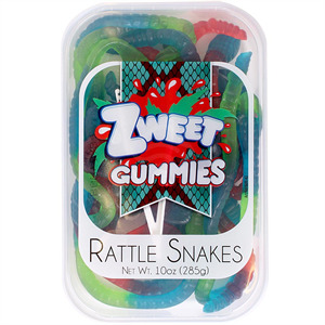 Zweet Gummy Rattle Snakes, 10 Oz