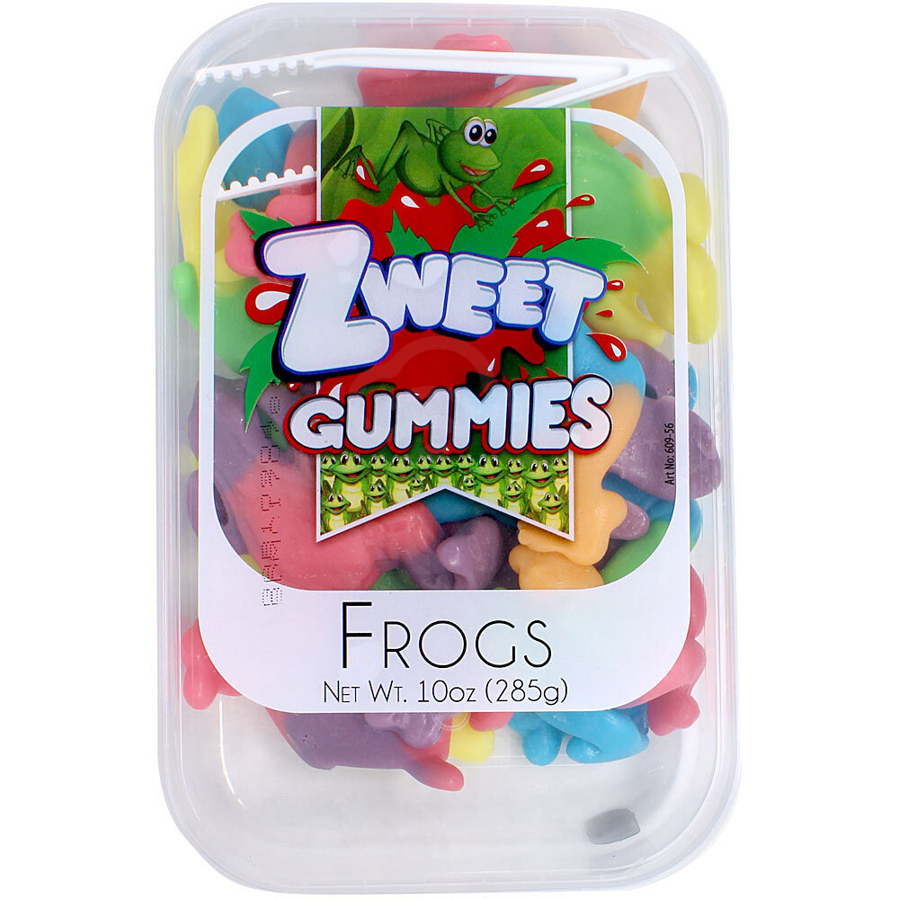 Zweet Gummy Frogs, 10 Oz