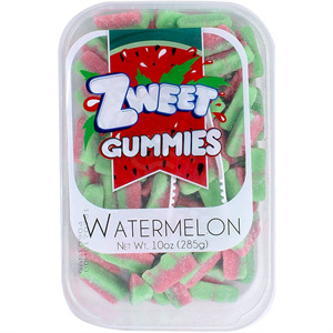 Zweet Gummy Sour Watermelon, 10 Oz