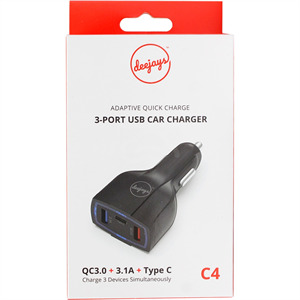 Deejays Usb Car Charger, 1 Pc