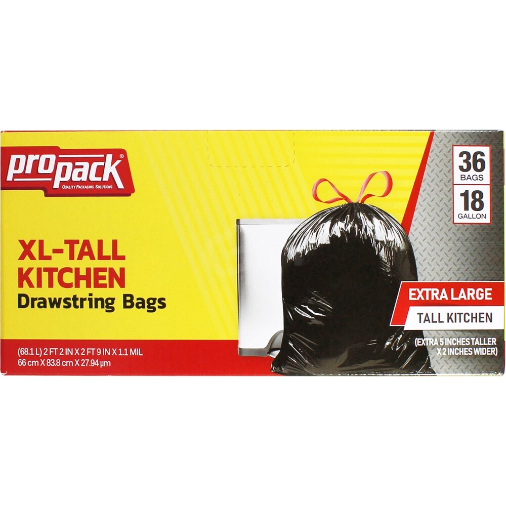 Pro Pack Black Bags 36Ct, 36 Ct