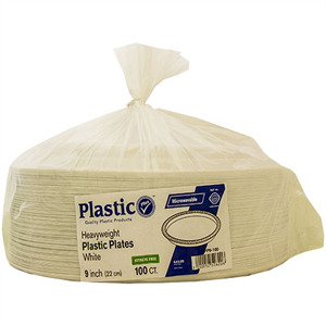 Dart Plates Plastic 9"", 100 Ct