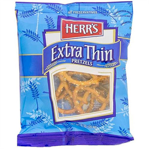 Herr Extra Thin Pretzels, 1 Oz