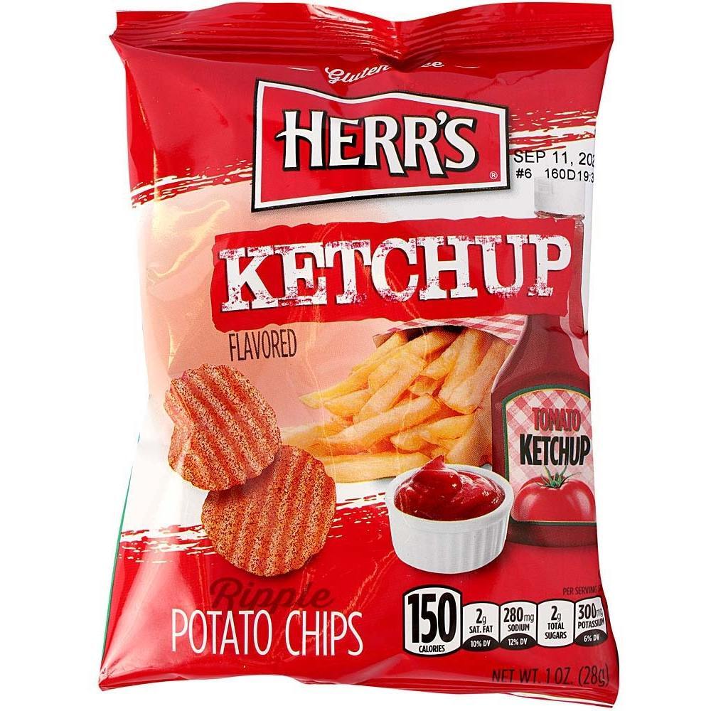 Herr's Heinz Ketchup Chips, 1 Oz