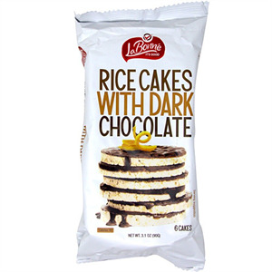 Lieber's Dark Chocolate Rice Cakes Kfp, 3.1 Oz